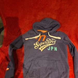 SuperDry Men's Purple Hoodie